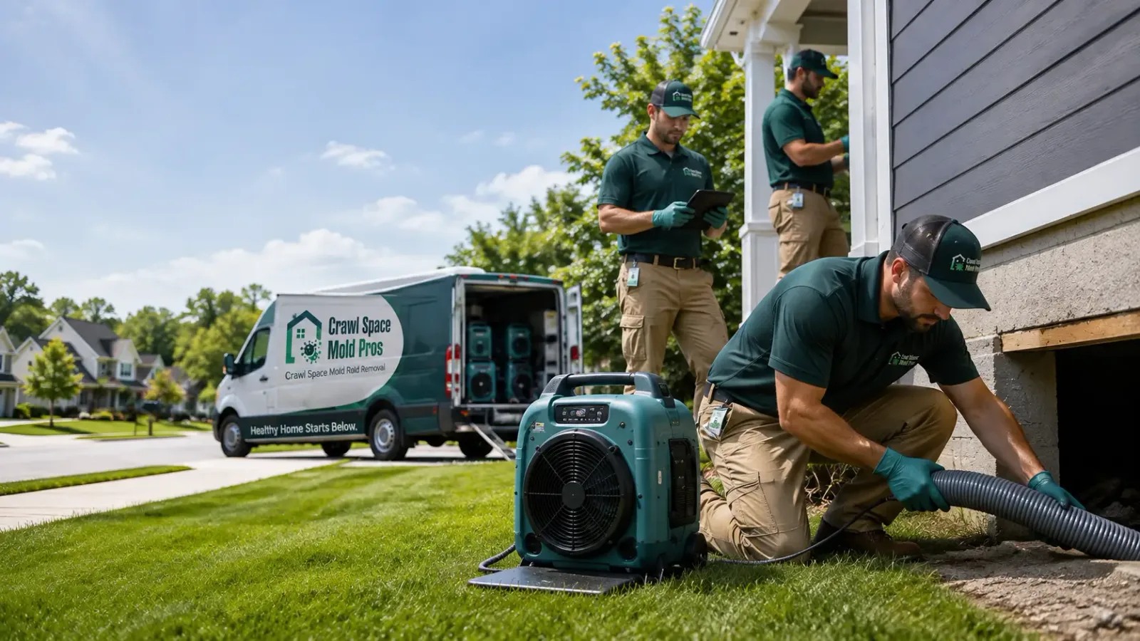 Crawl Space Mold Removal in Homer, NE